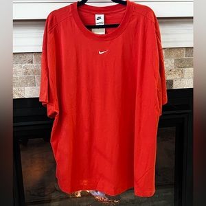 Nike 🆕 2X Cotton Oversized T-shirt loose fit orange color